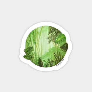 Green Jungle Sticker
